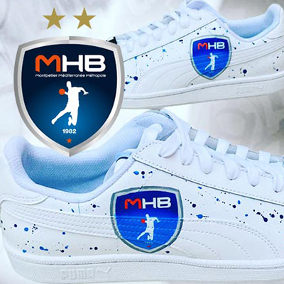 Baskets personnalisées club de sport MHB