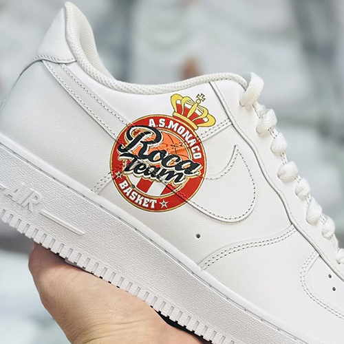 basket personnalisée Posche AS Monaco
