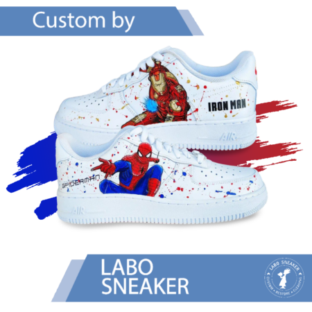 sneaker customisée marvel